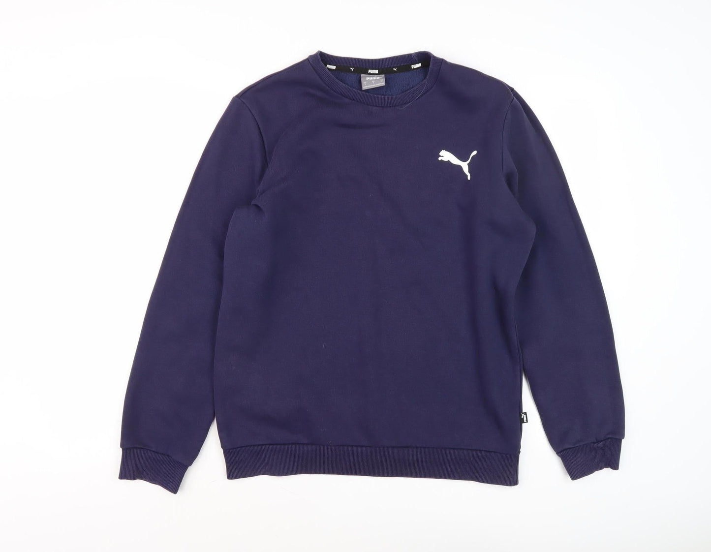 Mens UK Size S PUMA Blue Pullover Sweatshirt