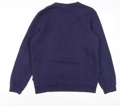 Mens UK Size S PUMA Blue Pullover Sweatshirt