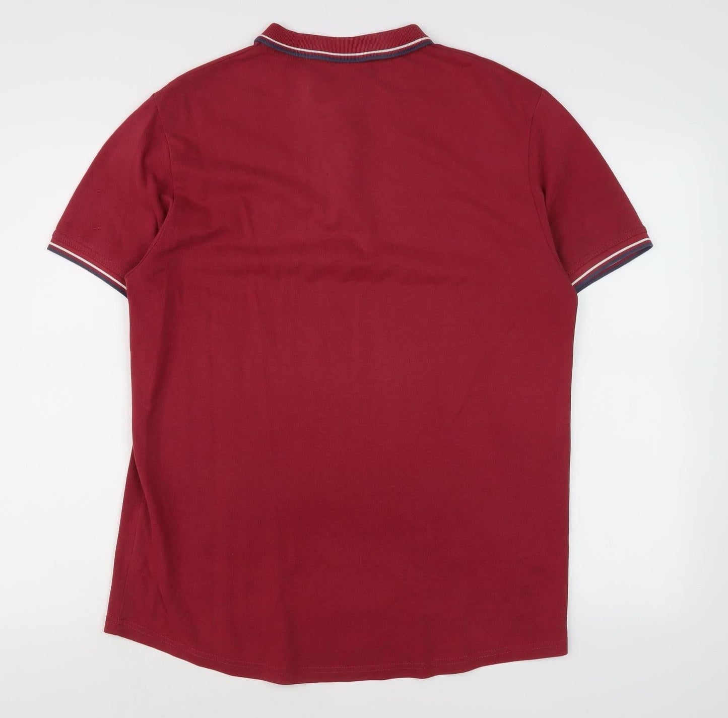 Firetrap Men's Red Polo Shirt XL, Collared Design