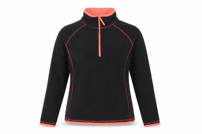 Womens UK Size 8 Mountain Warehouse Black Full Zip Sweatshirt