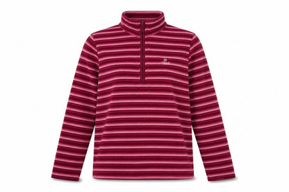 Womens UK Size 14 Craghoppers Red 1/4 Zip Sweatshirt
