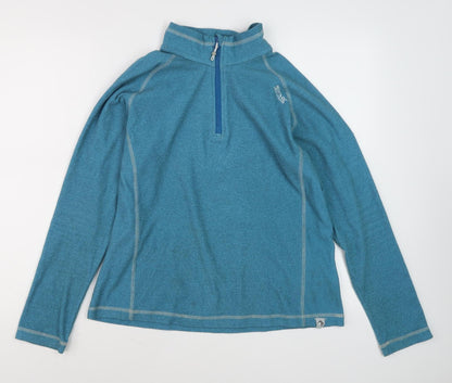 Regatta Women's Blue Sweatshirt, Size 12, 1/4 Zip