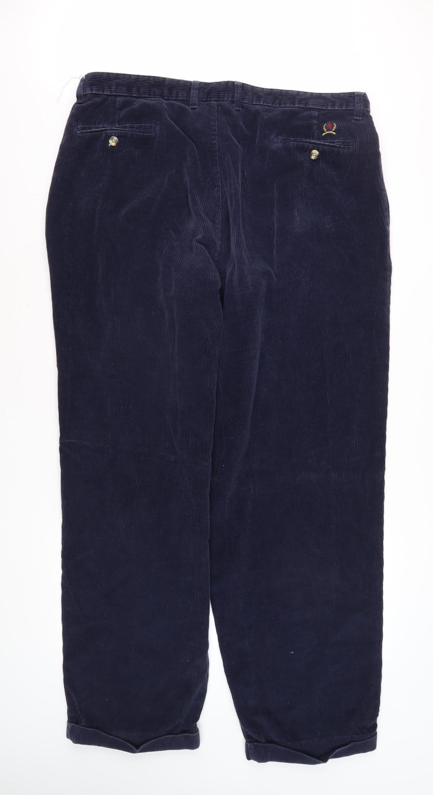 Tommy Hilfiger Men's Blue Corduroy Trousers Size 40