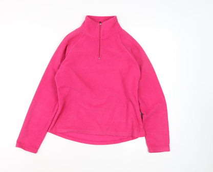 Champion Women's Pink Fleece Pullover Sweatshirt S