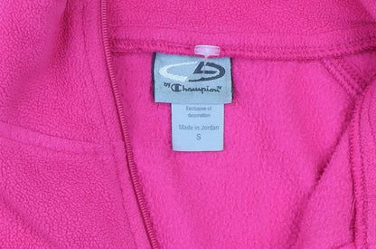 Champion Women's Pink Fleece Pullover Sweatshirt S