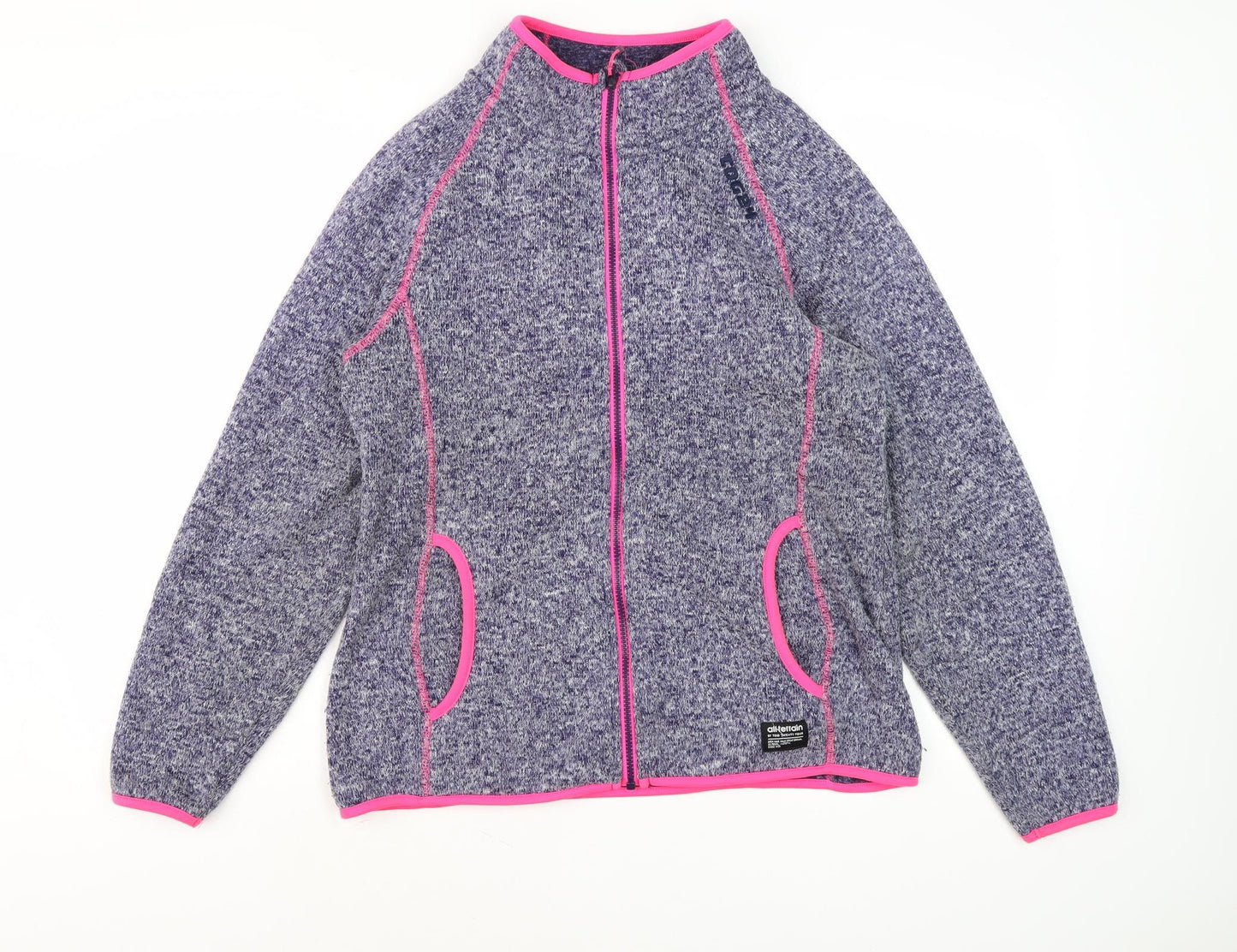 All Terrain Women's Blue Wool Blend Jacket Size 12