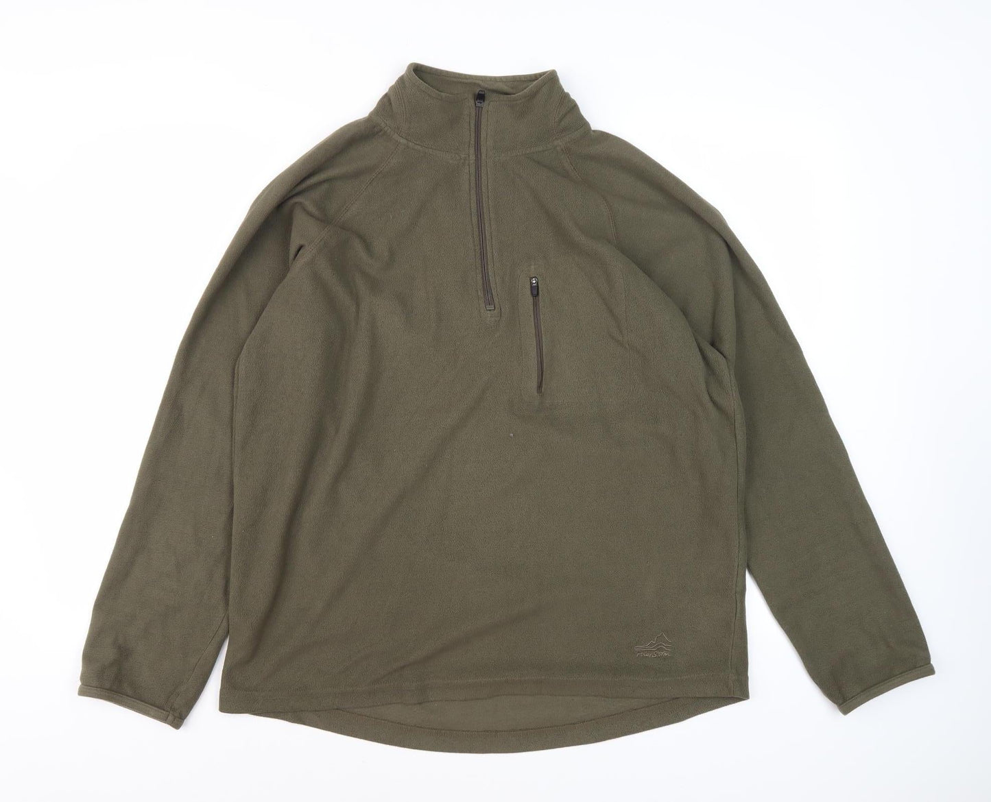 Mens UK Size M Peter Storm Green Full Zip Sweatshirt