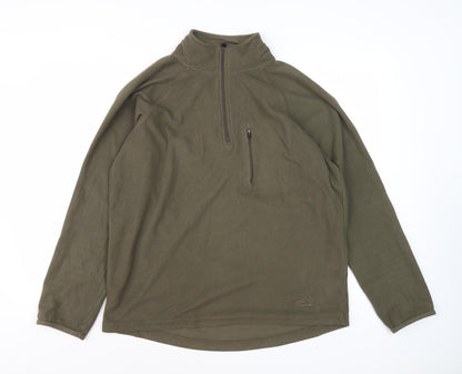 Mens UK Size M Peter Storm Green Full Zip Sweatshirt