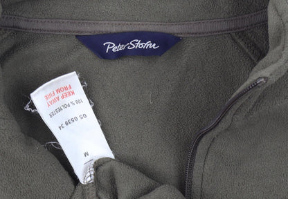Mens UK Size M Peter Storm Green Full Zip Sweatshirt