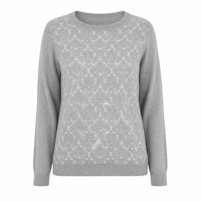 Laura Ashley Women's Grey Pullover Jumper Size 10