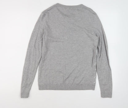 Laura Ashley Women's Grey Pullover Jumper Size 10