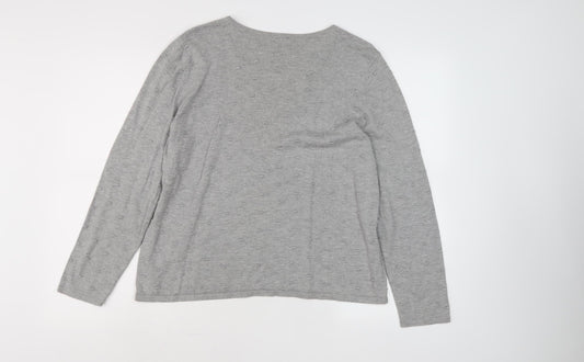 Eastex Women's Grey Jumper, Size 18, Cotton Mix