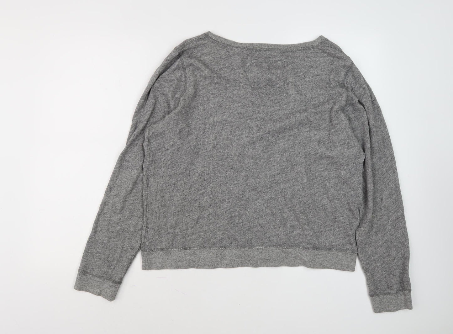 Abercrombie & Fitch Women's Grey Pullover Sweatshirt L