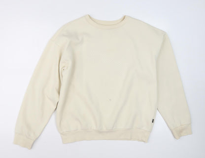 Womens UK Size 12 PUMA Beige Pullover Sweatshirt