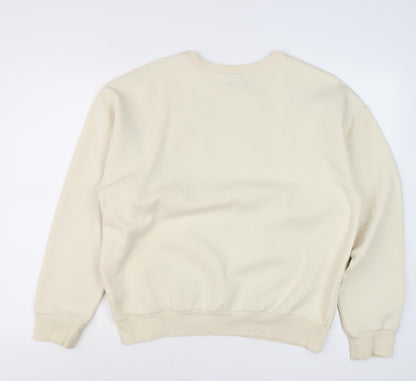 Womens UK Size 12 PUMA Beige Pullover Sweatshirt
