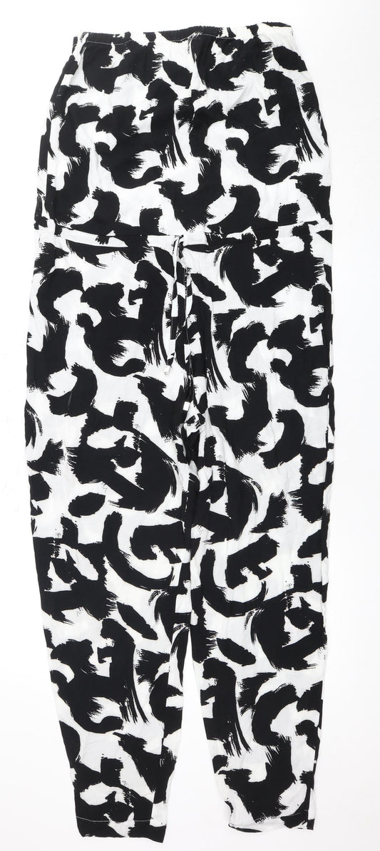 Next Women's Black White Jumpsuit Size 12
