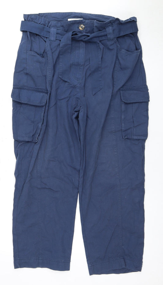 Autonomy Women's Blue Cargo Trousers, Size M