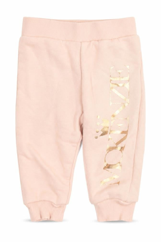 Front view of McKenzie unisex baby pink jogger 9-12 months