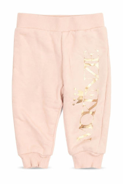 Front view of McKenzie unisex baby pink jogger 9-12 months