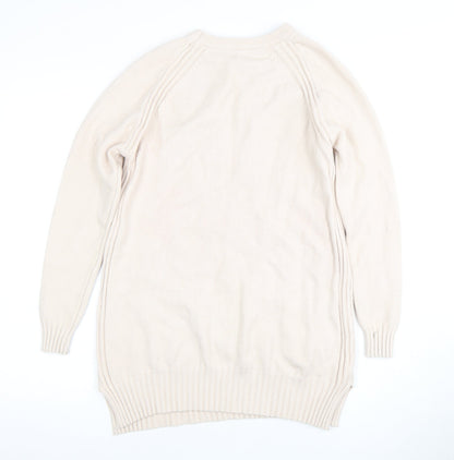 Womens UK Size XL BUISDAEI Beige Pullover Jumper