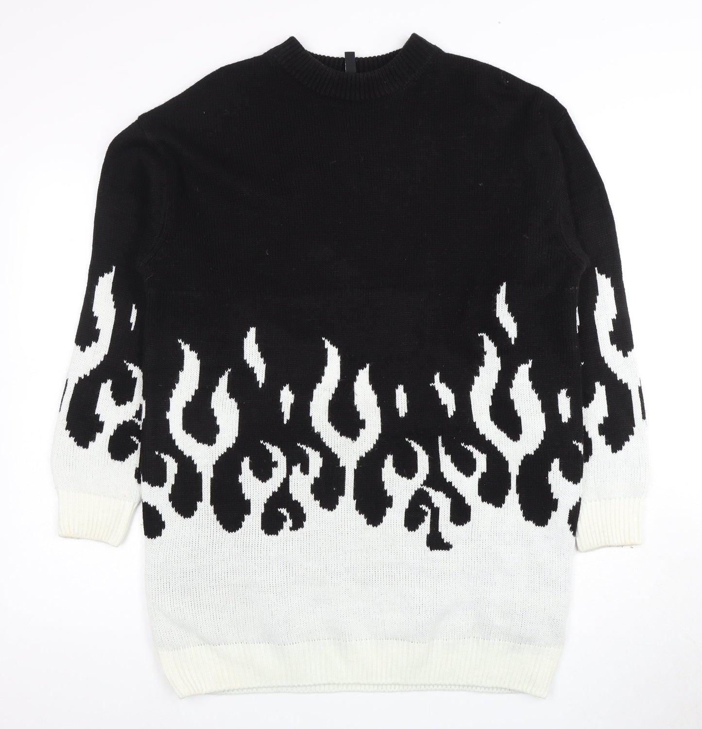Womens UK Size 12 H&M Divided Black Pullover Jumper