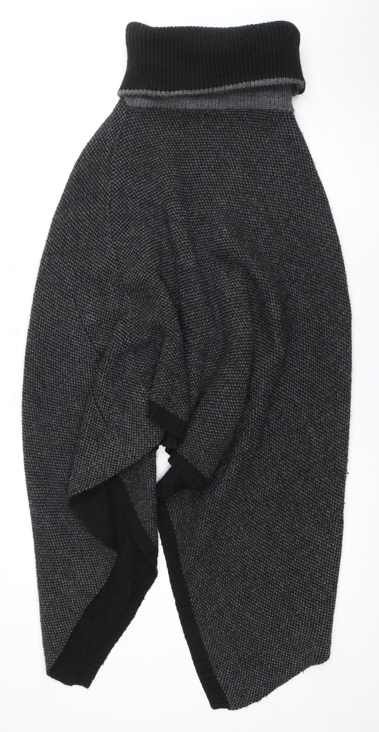 Womens UK Size One Size COCOGIO Black Cape Jumper