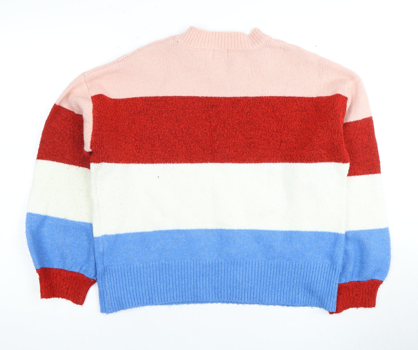Lauren Women's Multicoloured Striped Pullover Jumper S