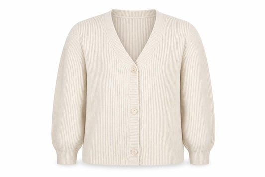 Zara Unisex Baby Beige Cardigan 18-24 Months Knit Cotton Blend
