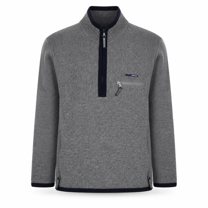 Mens UK Size L Firetrap Grey Full Zip Jumper