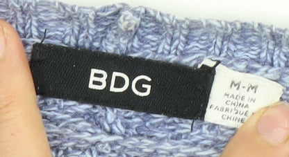 Womens UK Size M BDG Blue Cardigan Jumper