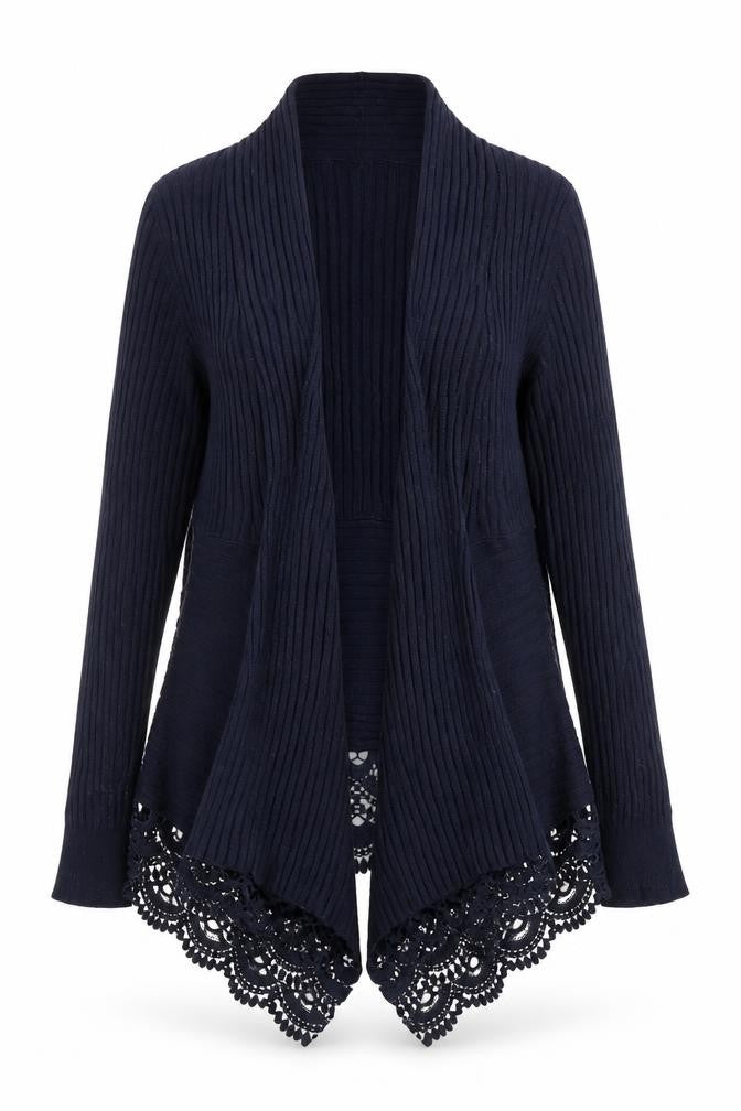 Womens UK Size S/M Anonymous Blue Cardigan Jumper