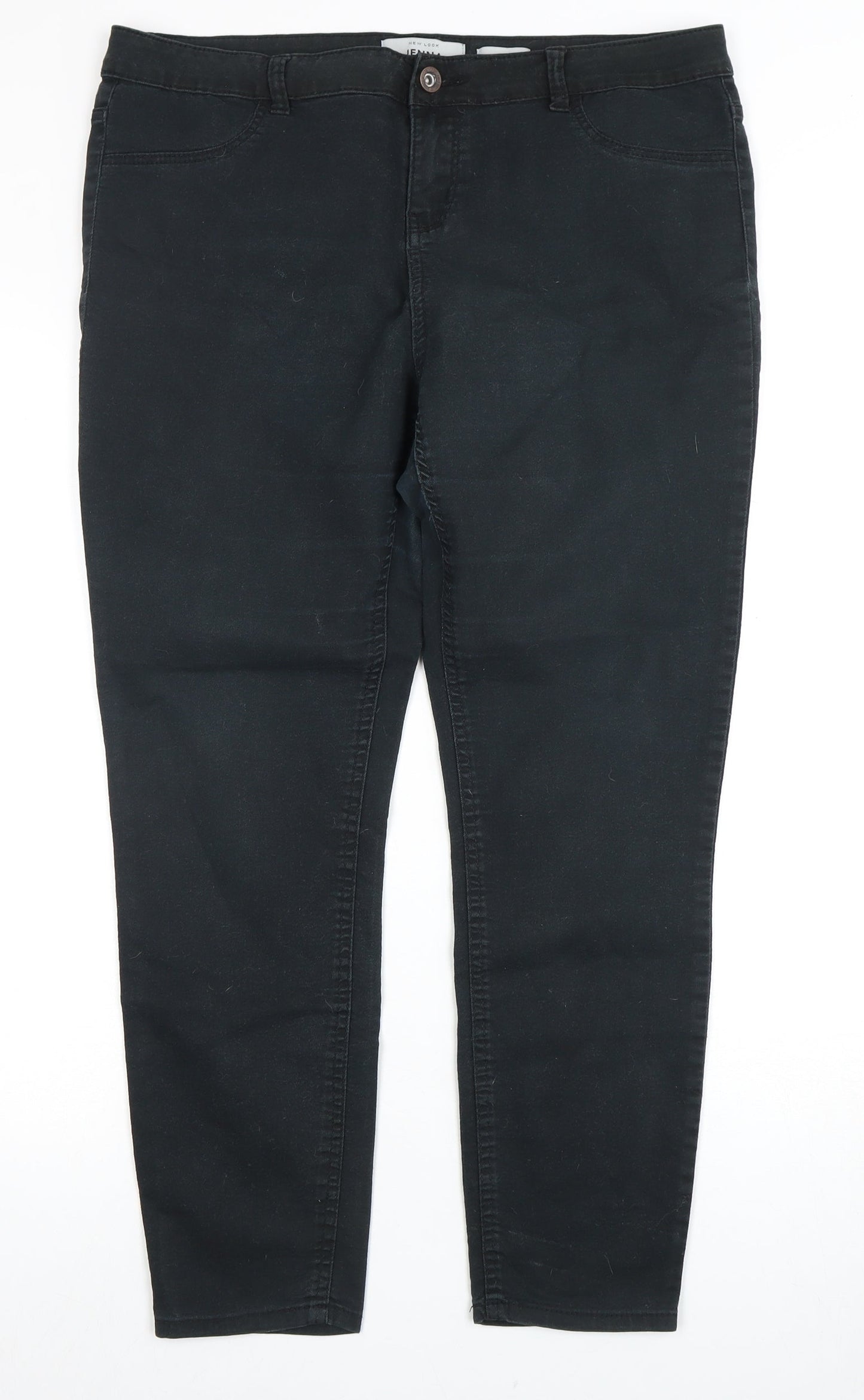 New Look Women's Black Skinny Jeans Size 16
