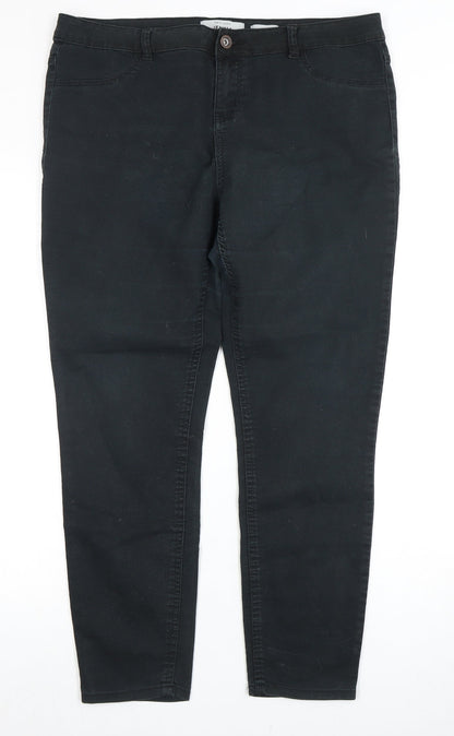 New Look Women's Black Skinny Jeans Size 16