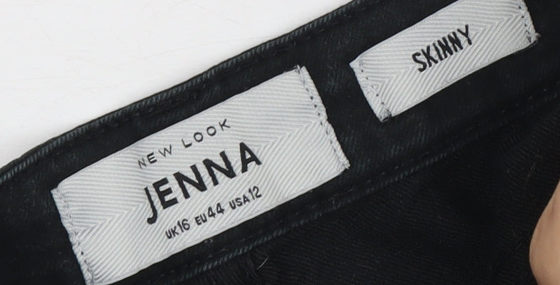 New Look Women's Black Skinny Jeans Size 16