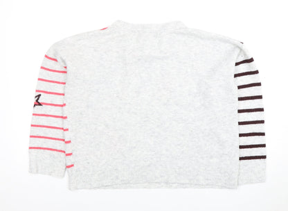 Womens UK Size S NEXT Multicoloured Pullover Jumper