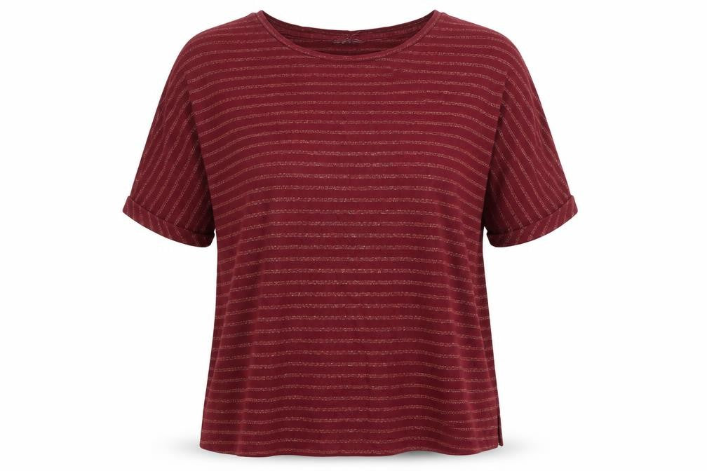 Womens UK Size 10 Principles Red Jersey T-Shirt