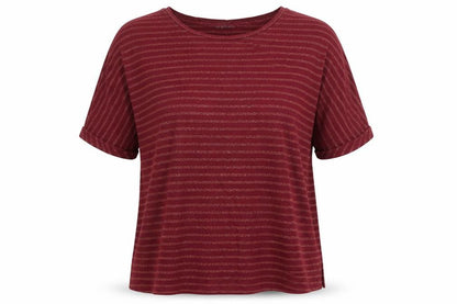 Womens UK Size 10 Principles Red Jersey T-Shirt