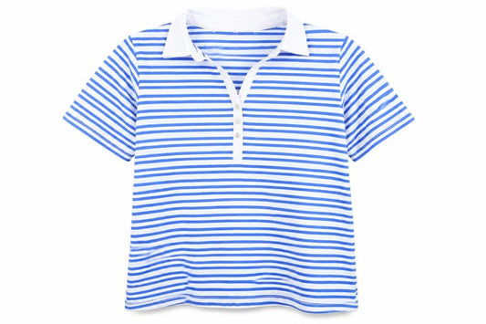 Womens UK Size M Paramour Blue Basic Polo