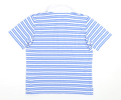 Womens UK Size M Paramour Blue Basic Polo