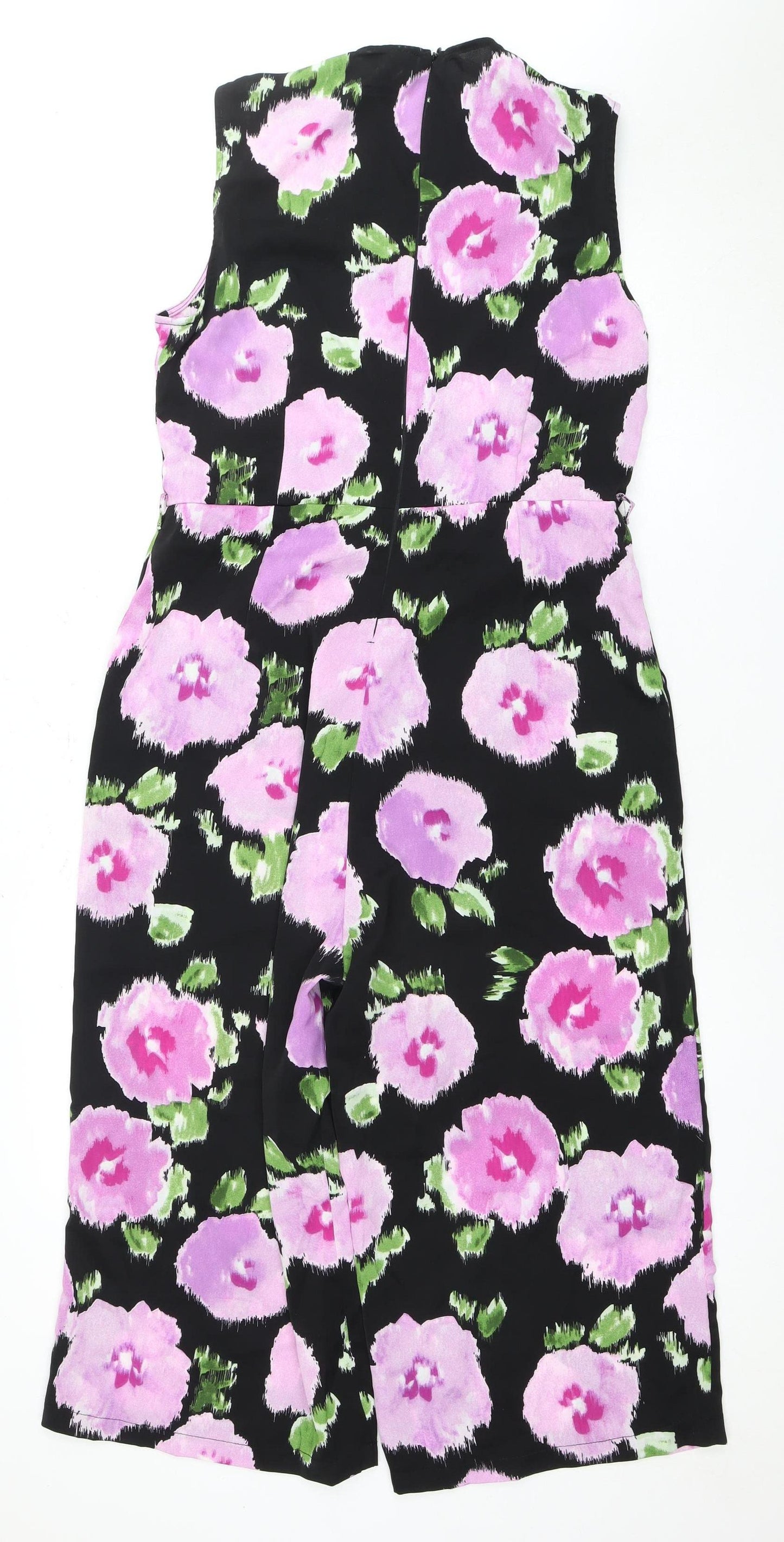 AX Paris Women's Black Floral Jumpsuit Size 14