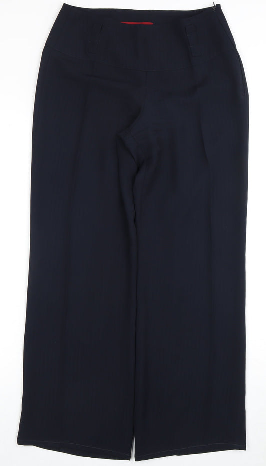 Bianca Women's Black Wide-Leg Trousers Size 8