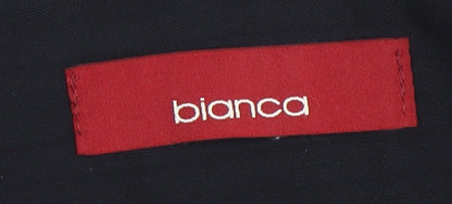 Bianca Women's Black Wide-Leg Trousers Size 8