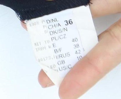 Bianca Women's Black Wide-Leg Trousers Size 8