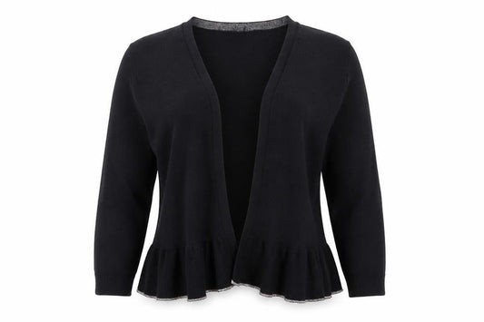Womens UK Size 12 M&Co Black Cardigan