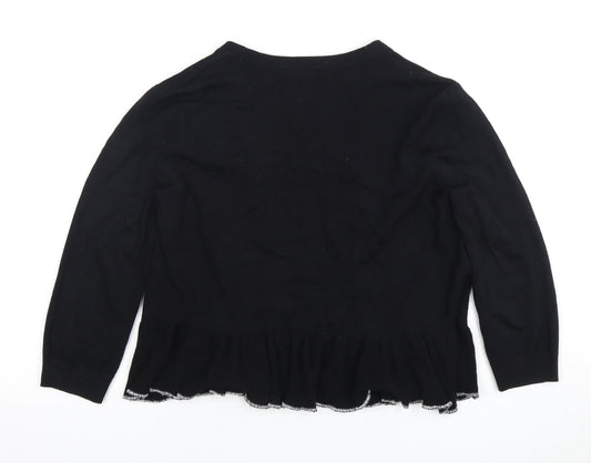 Womens UK Size 12 M&Co Black Cardigan