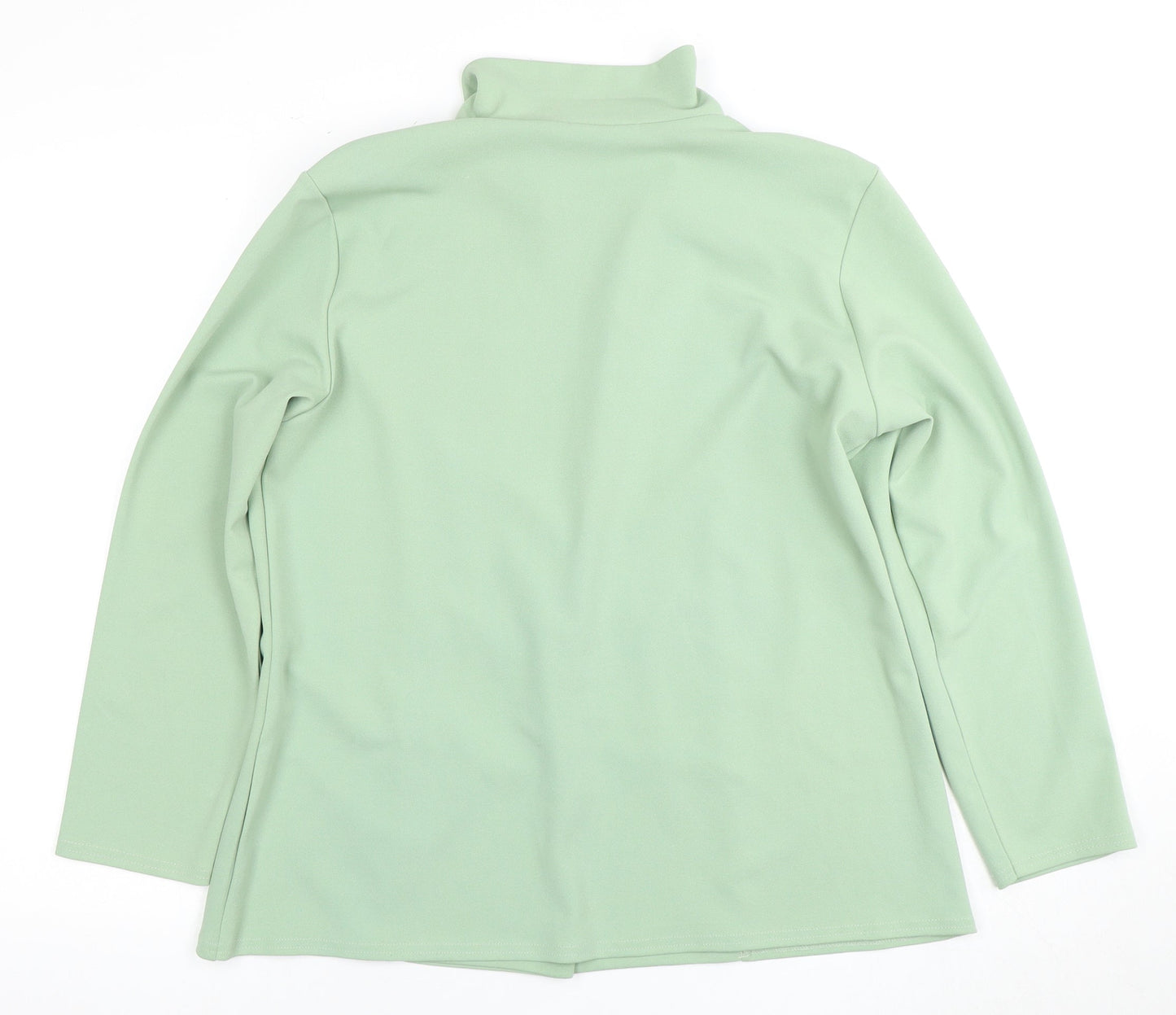 Quiz Women's Green Double-Breasted Blazer, Size 14