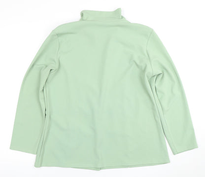 Quiz Women's Green Double-Breasted Blazer, Size 14