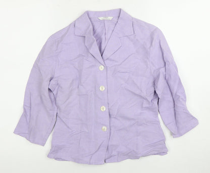 Womens UK Size 10 Marks and Spencer Multicoloured Basic Button-Up