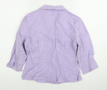 Womens UK Size 10 Marks and Spencer Multicoloured Basic Button-Up