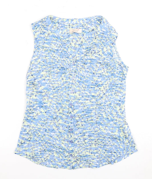 Womens UK Size 10 Marks and Spencer Multicoloured Basic Blouse